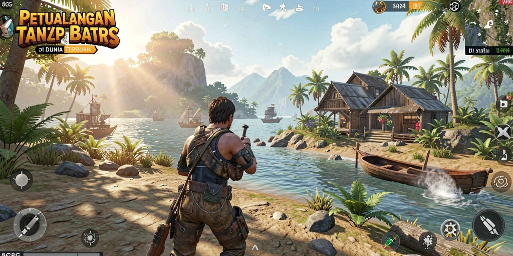 Screenshot gameplay <strong>8G8G</strong> menampilkan petualangan eksplorasi mendalam.