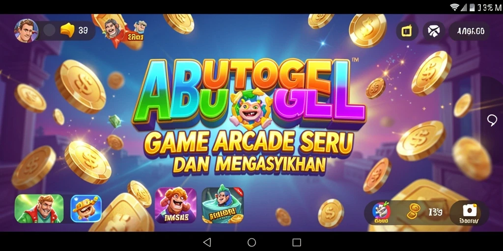 Tampilan gameplay ABUTOGEL yang menarik dan penuh warna.