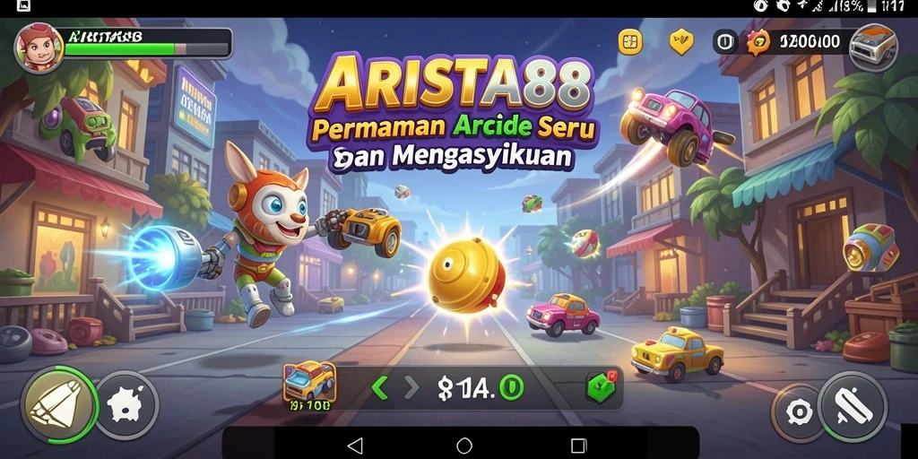 Screenshot gameplay ARISTA88 dengan tantangan seru dan grafis menawan.