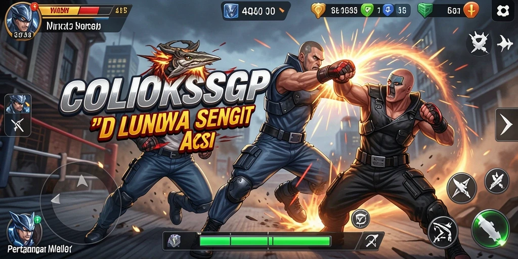 Tangkapan layar gameplay COLOKSGP yang menampilkan aksi pertarungan yang seru.