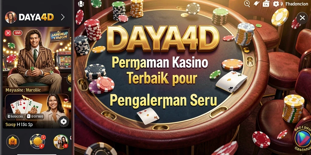 Screenshot utama DAYA4D menampilkan atmosfer Kasino yang menggugah selera bermain.