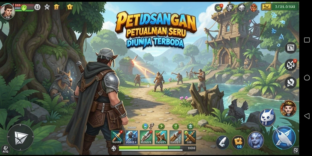 Gambar menampilkan momen seru dalam gameplay Open World INDSLOT.