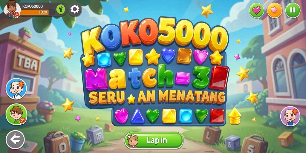 Gameplay seru dan menantang dalam KOKO5000.