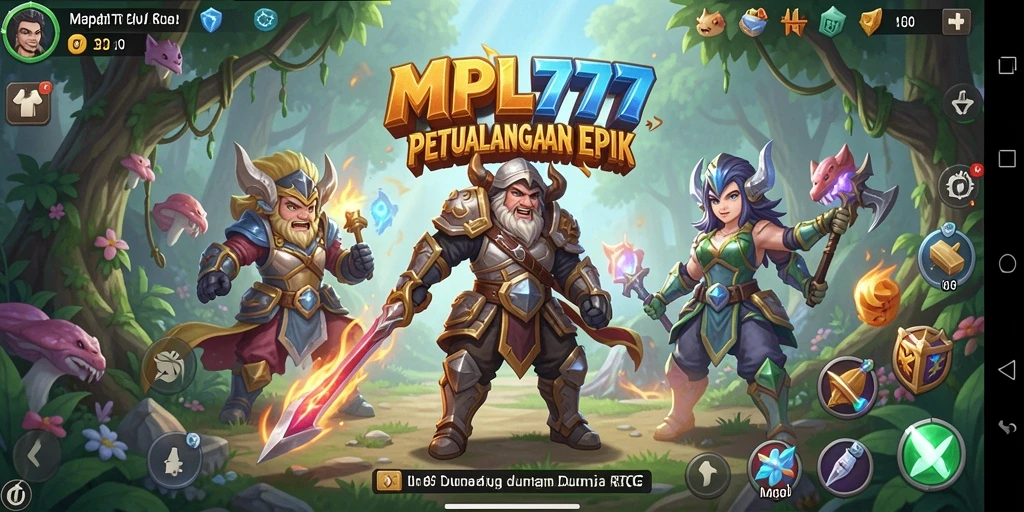 Tampilan gameplay MPL777 yang seru dengan aksi RPG yang dinamis.