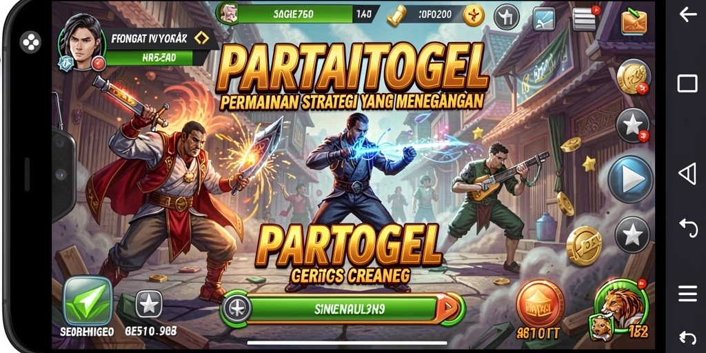Tampilan gameplay strategis yang menegangkan di PARTAITOGEL.