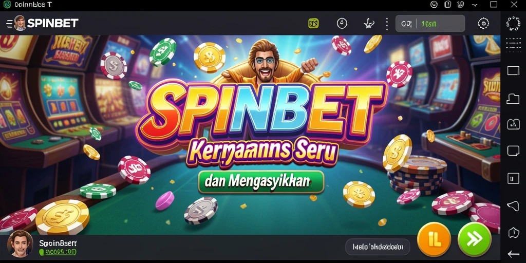 Tampilan menarik dari gameplay SPINBET yang memukau.