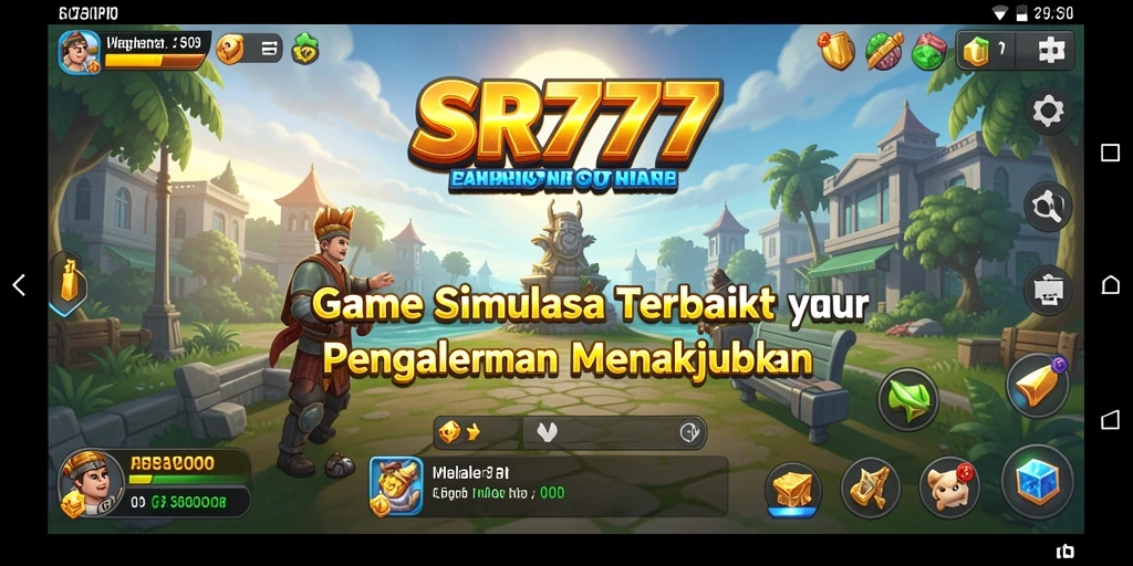 Tampilan gameplay SR777 yang mengesankan dalam simulasi kehidupan.