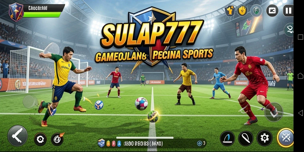 Tampilan utama gameplay SULAP777 yang penuh aksi olahraga.