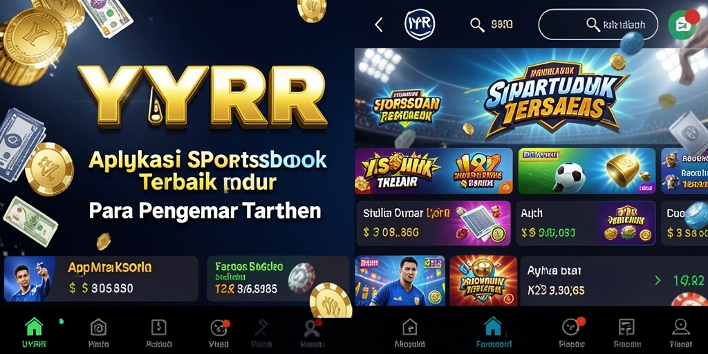 Gameplay menarik dari YYRR dalam aplikasi Sportsbook.